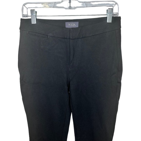 NYDJ Lift Tuck Technology Slim Trouser Pants In Ponte Knit Straight Leg Size 2P - Picture 2 of 11